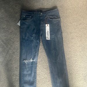 Purple jeans